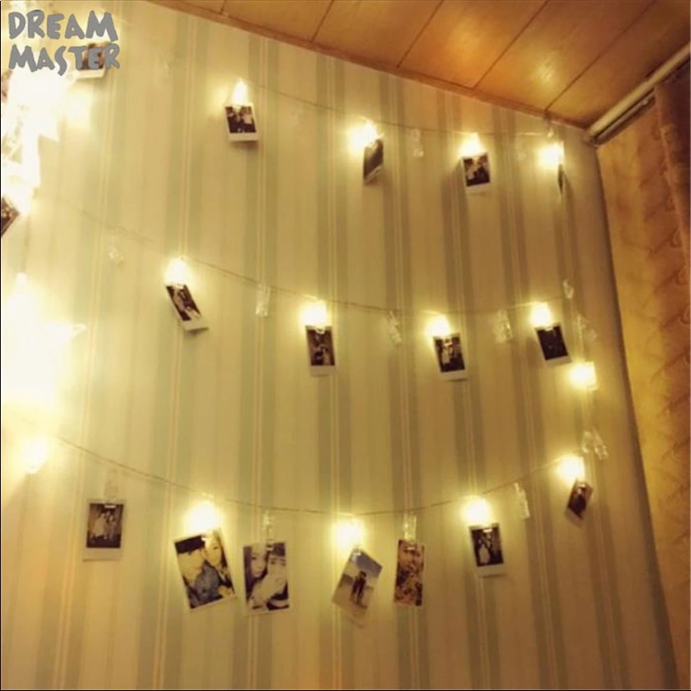 Clip string lights Christmas card/pictures - Picture 4 of 9